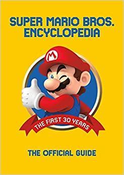 book cover of super mario bros encyclopedia the official guide