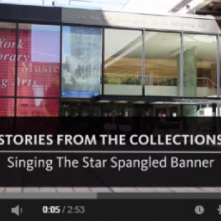 Screenshot of Stories from the Collections video.