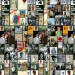 Collage of photographs and artwork from the Schomburg Center's Digital Collections.