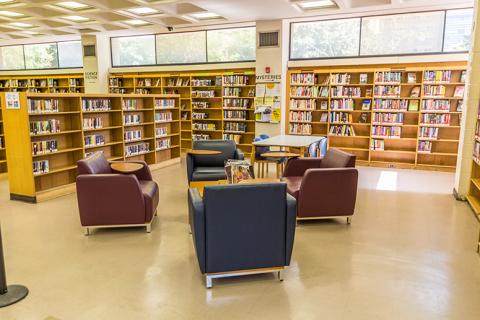Interior view of Kips Bay Library 